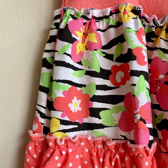 3/$40 ⭐️ GIRLS RULE Sleeveless Tiered Dress SIZE 5 (NWT) - Picture 3 of 7